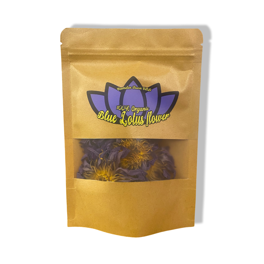 100% Organic Blue Lotus Flower - 10 Flowers