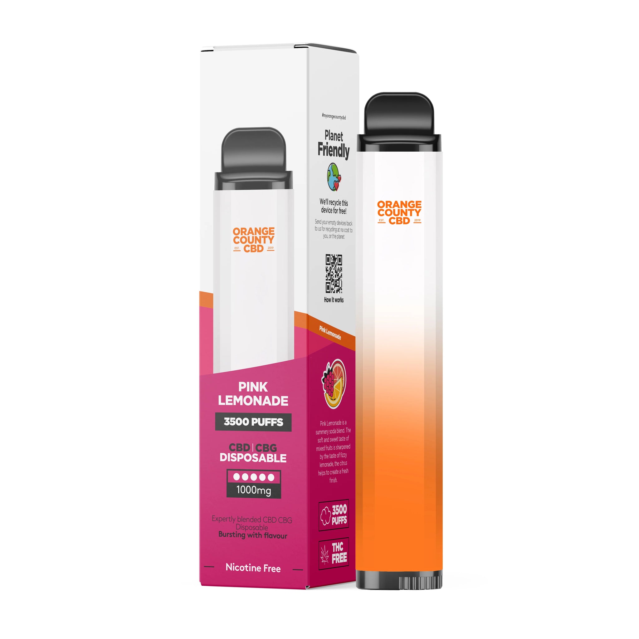 Orange County disposable vape pens (1000mg) 3500 puffs – CamdenTownCBD